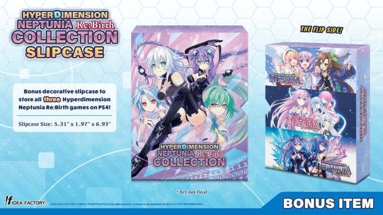 Hyperdimension Neptunia Re;Birth Trilogy slip case for PlayStation 4