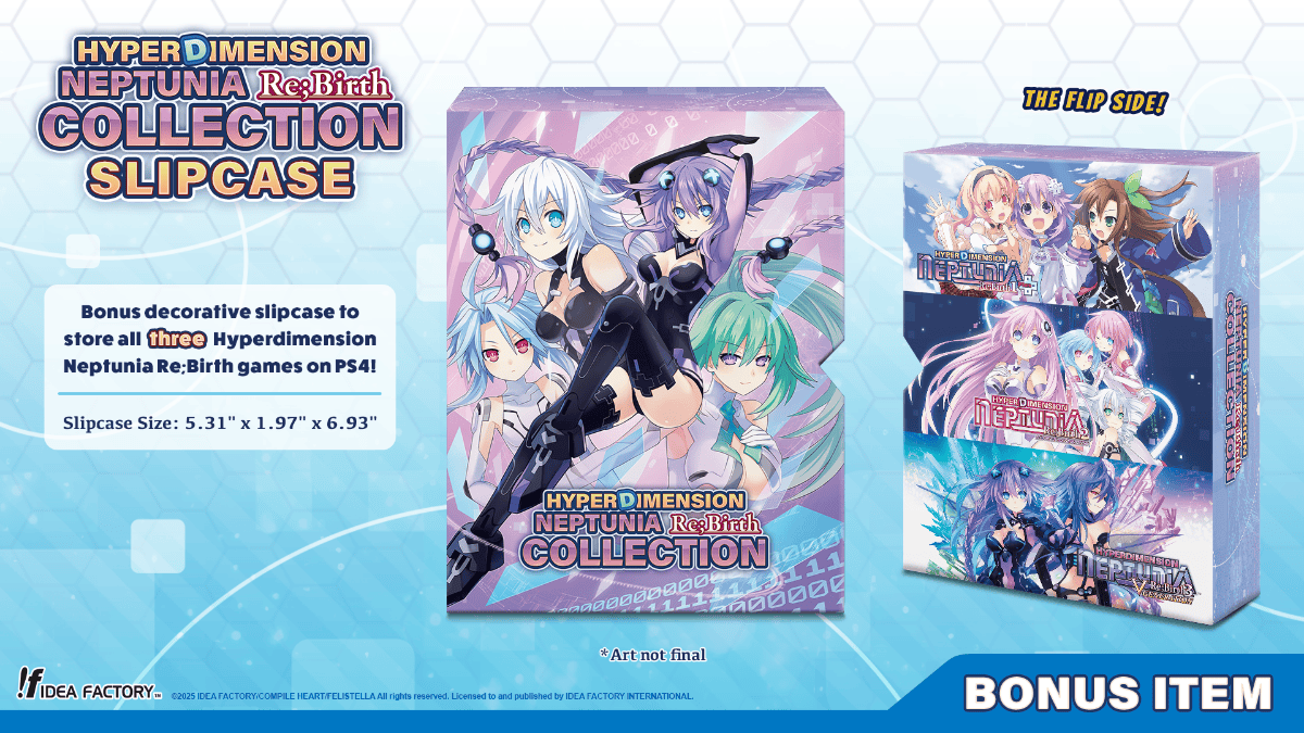 16d7f39a-eb62-2ad2-f1d4-399ebd4cc0ff | The Outerhaven Hyperdimension Neptunia Re;Birth Trilogy slip case for PlayStation 4