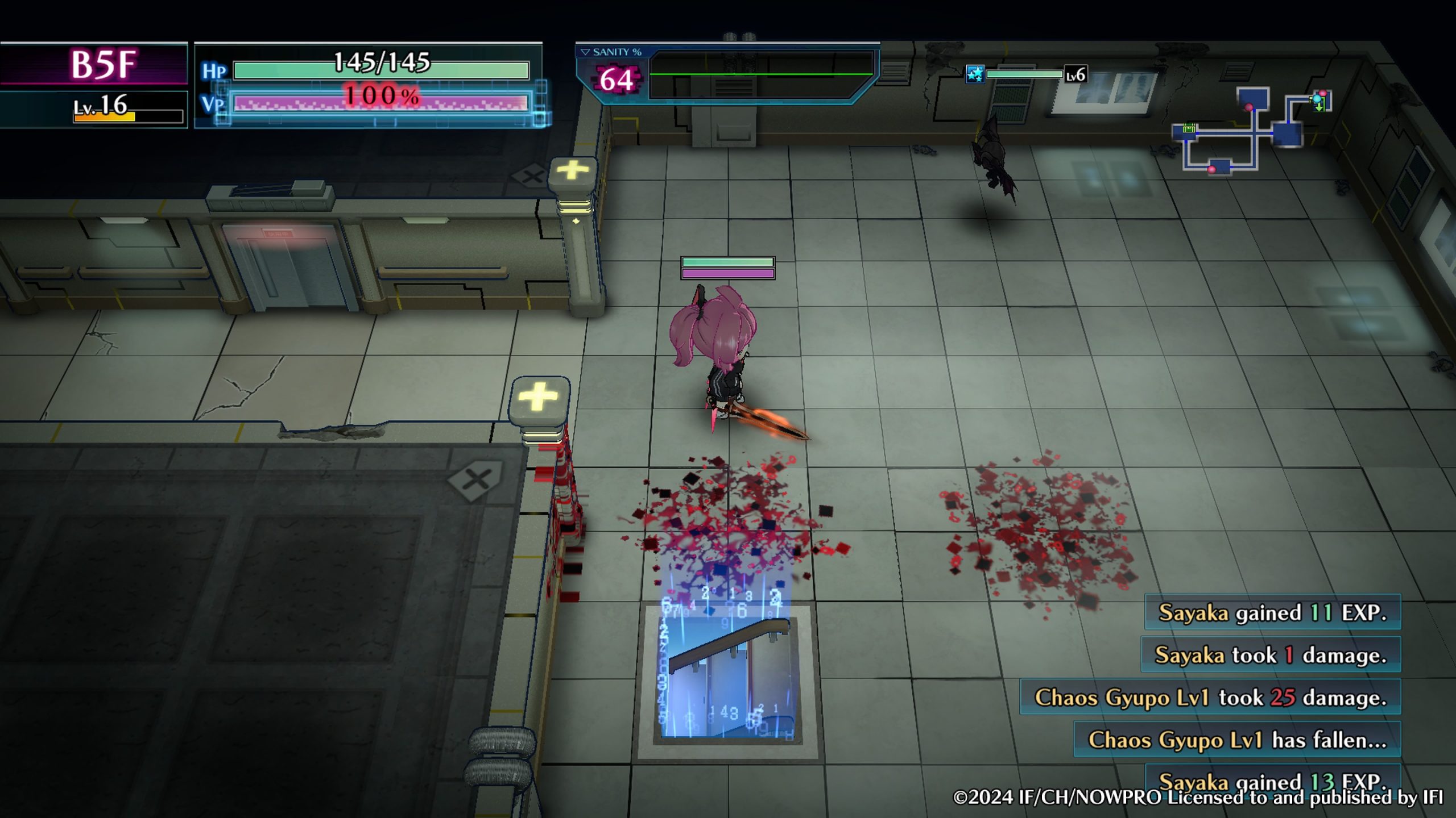 Death End Re; Quest: Code Z Dungeon Gameplay Screenshot