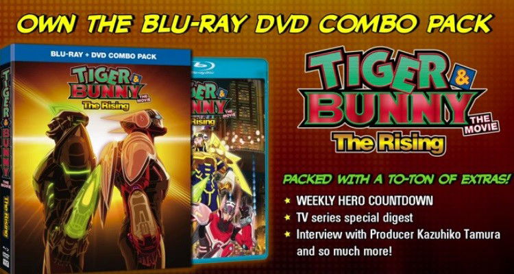 VIZ Media releasing Tiger & Bunny The Movie on DVD and Bluray on February 24th