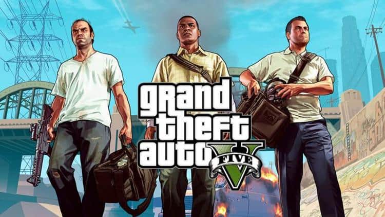grand-theft-auto-5-logo-750x | The Outerhaven Grand Theft Auto V