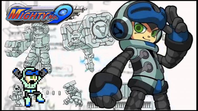 I can’t decide on which Mighty No.9 t-shirt and game box reward design