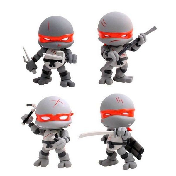 2015 SDCC The Loyal Subjects TMNT Teenage Mutant Ninja Turtles Exclusive Battle Damaged Box Set