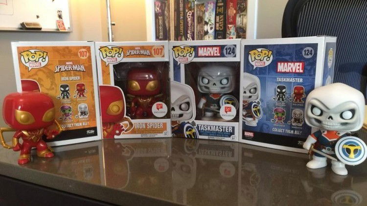 Walgreens Exclusive Funko Pop! Iron Spider and Task Master