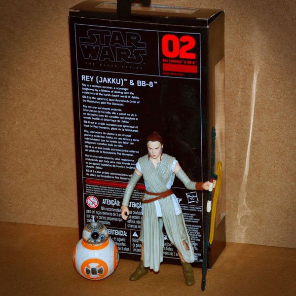 Star Wars Rey Back Box