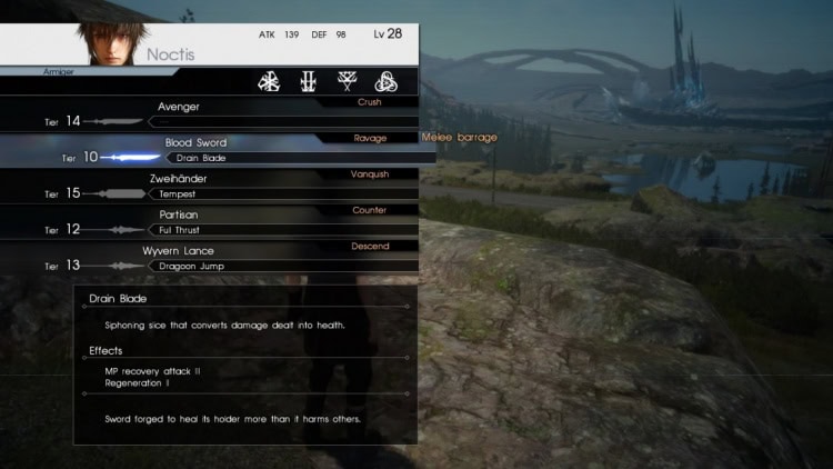 FINAL FANTASY XV EPISODE DUSCAE_20160403144630 | The Outerhaven FFXV Duscae Equip