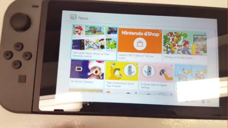 nintendo_switch_os_03-The_Outerhaven | The Outerhaven The Switch is featured exclusively in handheld mode and not docked for the nearly three minute duration of the video. Using the system’s touch screen, the user sets their language, date and location options, which are standard fare for any modern system. Connecting the Switch to a TV is optional during initial setup, and the system prompts you for a preference of playing with the Joy-Con controllers attached or detached.