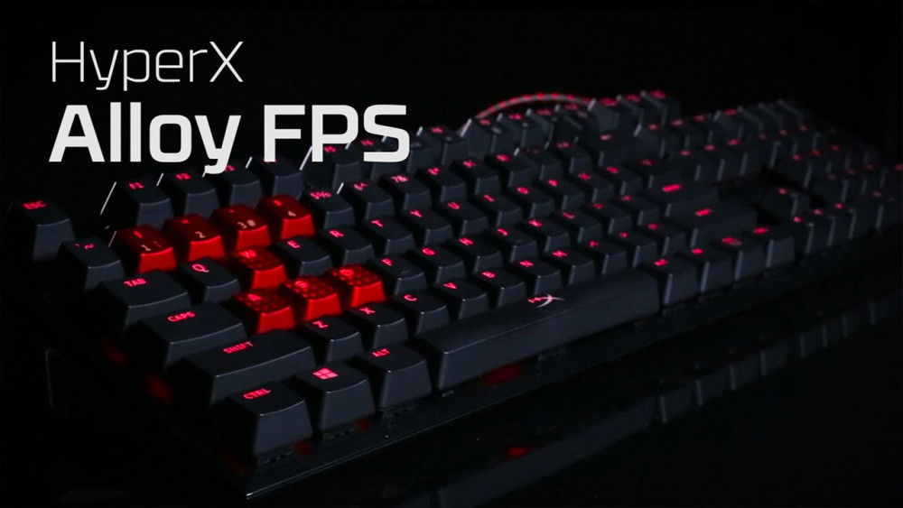 Kingston HyperX Alloy FPS Cherry MX Red Edition Review The