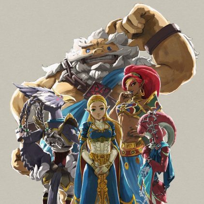 Legend of Zelda Breath of the Wild Champions Ballad Legend of Zelda Supporting Characters