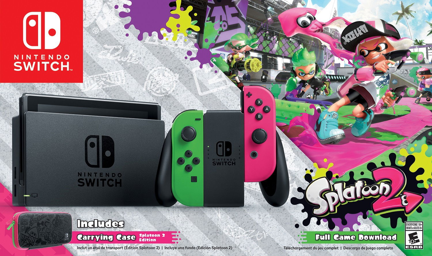 Splatoon 2 Nintendo Switch Bundle - The Outerhaven | The Outerhaven Splatoon 2 Nintendo Switch Bundle - The Outerhaven