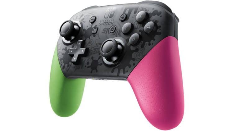 splatoon_2_pro_controller-the_outerhaven | The Outerhaven Splatoon 2 Nintendo Switch Pro Controller - The Outerhaven