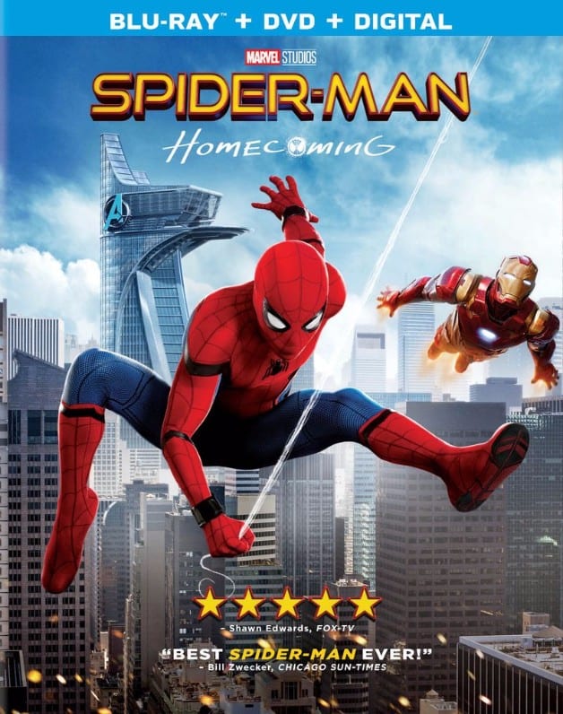 SpidermanHomecoming_2017_Bluray-cover | The Outerhaven SpidermanHomecoming BD/UHD/DVD Cover