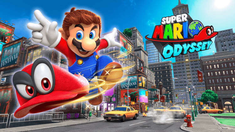 Super Mario Odyssey logo | The Outerhaven Super Mario Odyssey logo, Nintendo Switch