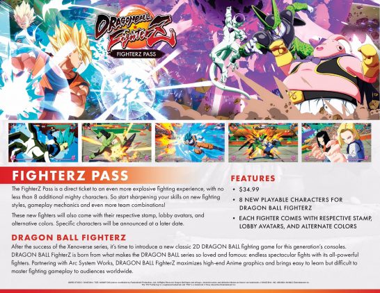 Dragon Ball FighterZ FighterZ Pass