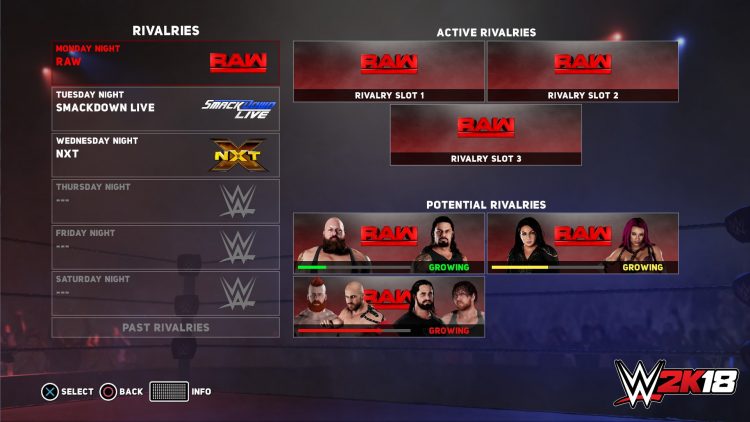 WWE 2K18 Universe Mode