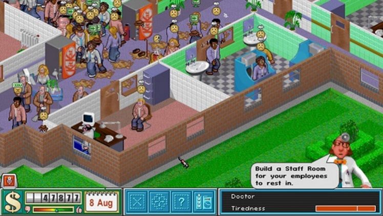 Theme Hospital from Bullfrog games