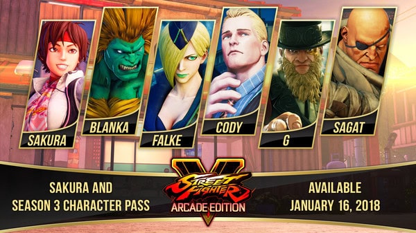 Street Fighter V Season 3 Character Pass | The Outerhaven Street Fighter V Season 3 Character Pass