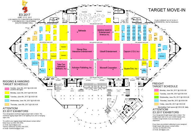 Microsoft E3 2017 map