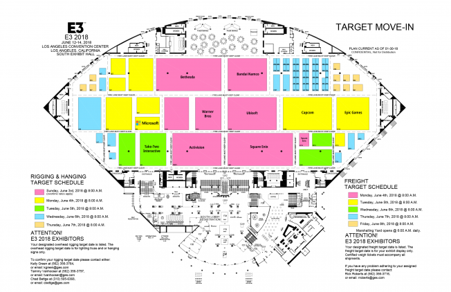 Microsoft E3 2018 map