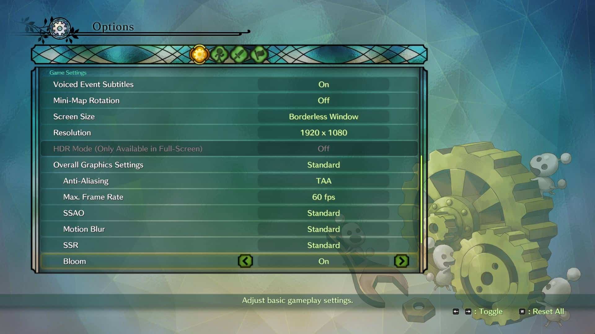 11dEF5y | The Outerhaven Ni no Kuni II PC options 2