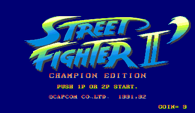 Street Fighter II Champion Edition | The Outerhaven Street Fighter