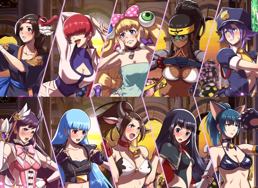 SNK HEROINES characters