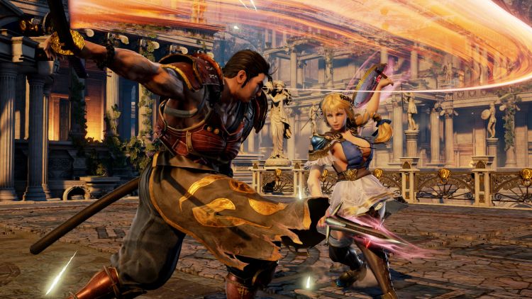 Soul Calibur 6 is playable via a side tournament.