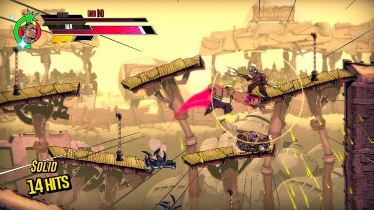 Speed-Brawl_Screenshot-1_1 | The Outerhaven Speed Brawl's gameplay places emphasis on movement.
