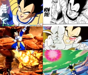 DBFZ Vegeta references