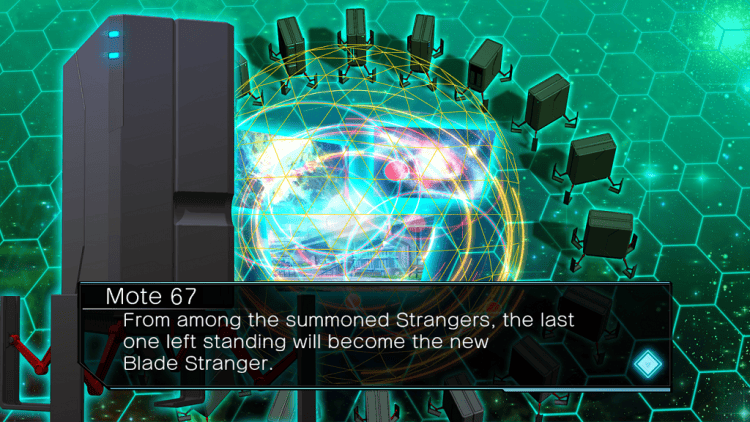 | The Outerhaven Blade Strangers' Story mode.