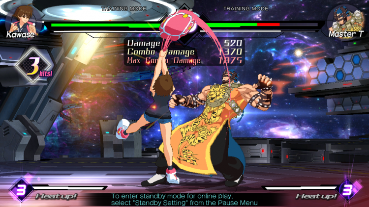 Blade Strangers' Training mode.