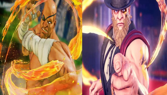 Sagat and G make their street fighter v debut