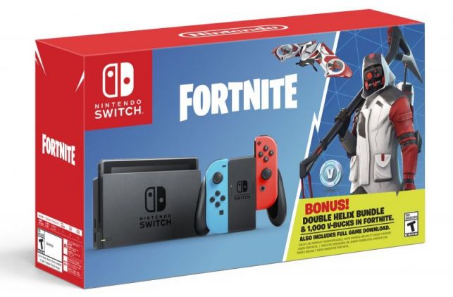 Fortnite themed switch bundle