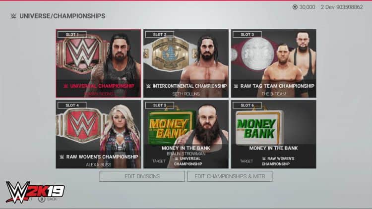 sixchamp | The Outerhaven WWE 2K19 Six Champs