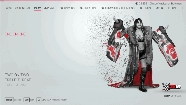 wwe 2k19 review user interface asuka