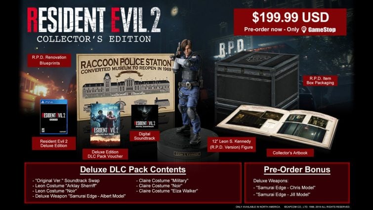 Resident Evil 2 Remake CE | The Outerhaven Resident Evil 2 Remake CE