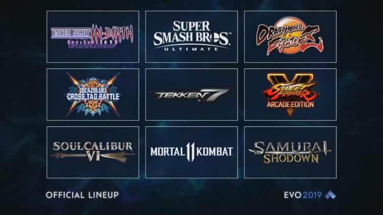 EVO 2019 Main Stage Games