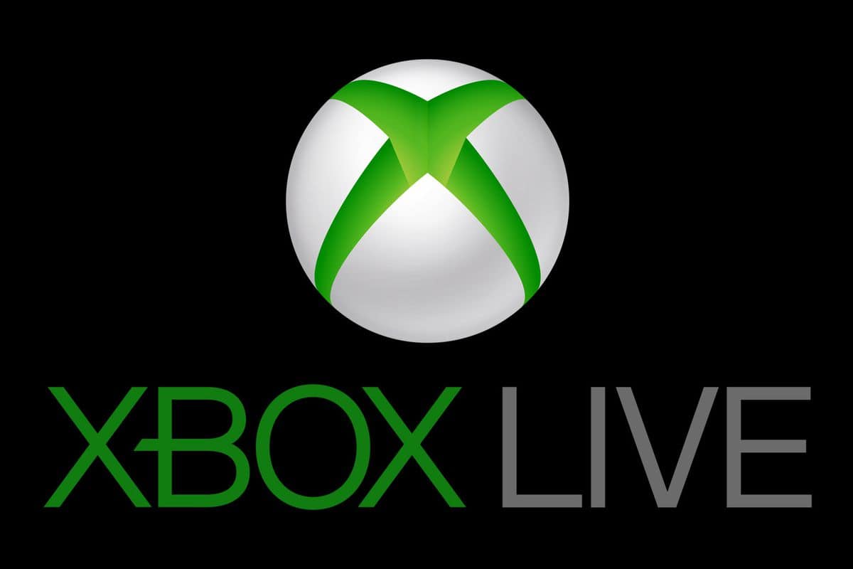 Xbox Live logo - black