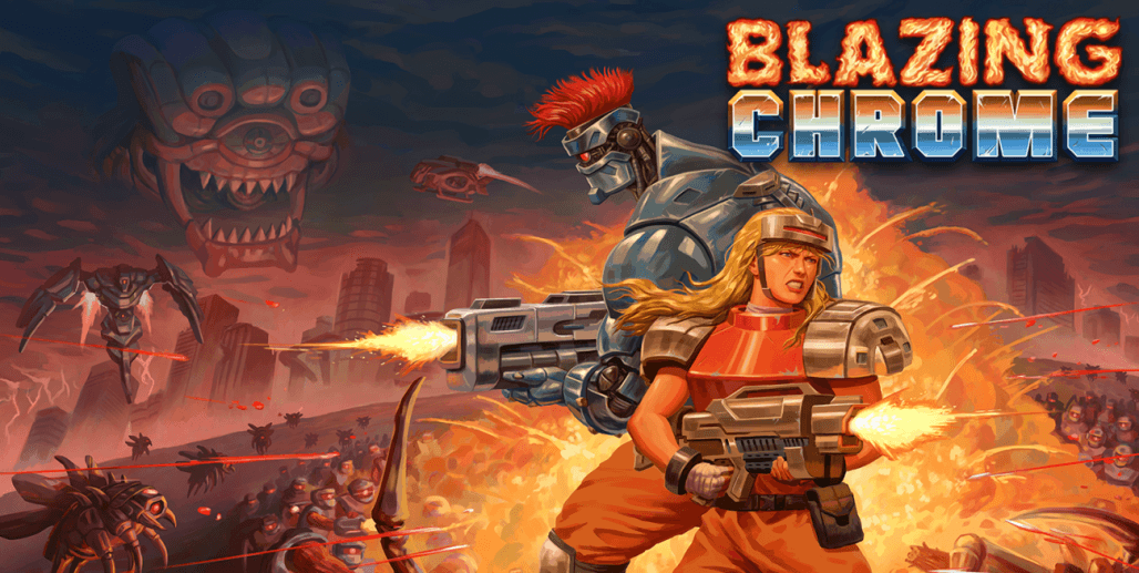 Blazing Chrome Header | The Outerhaven Blazing Chrome Header