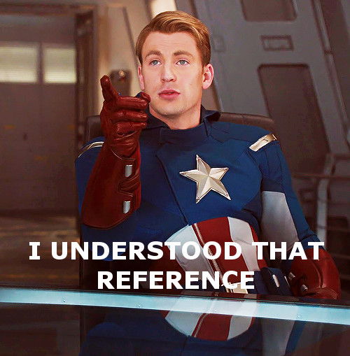 Captain America I get that reference