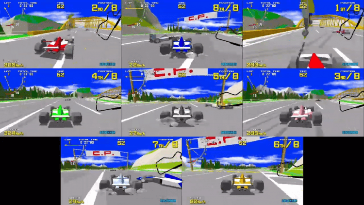 Sega Ages Virtua Racing 8 player madness | The Outerhaven Sega Ages Virtua Racing 8 player madness