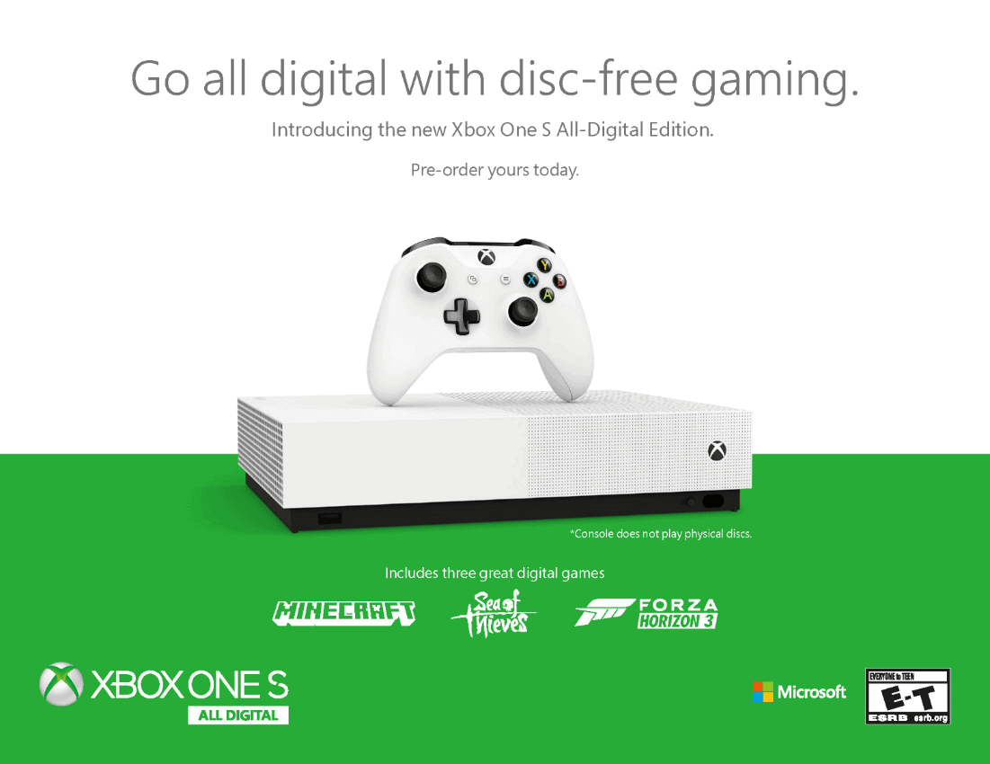 xboxonesalldigital | The Outerhaven Xbox One S all Digital Edition