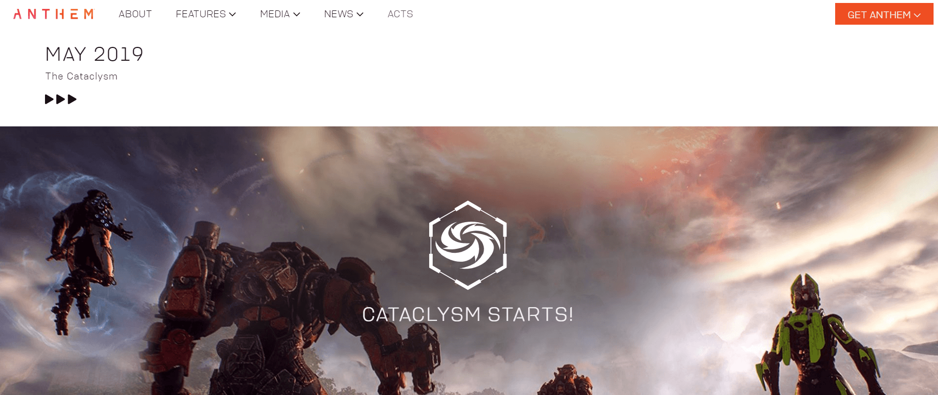 Anthem Cataclysm | The Outerhaven Anthem