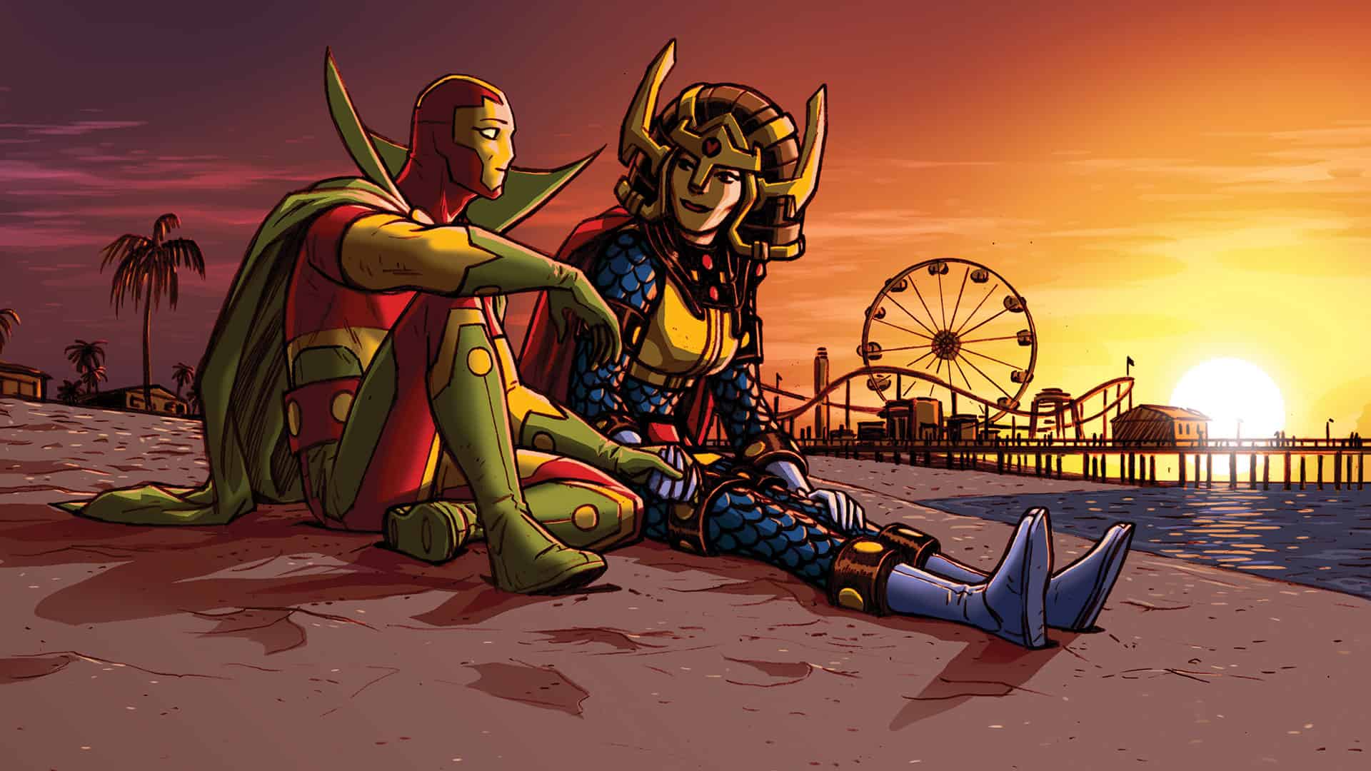 Mister Miracle and Big Barda | The Outerhaven New Gods movie