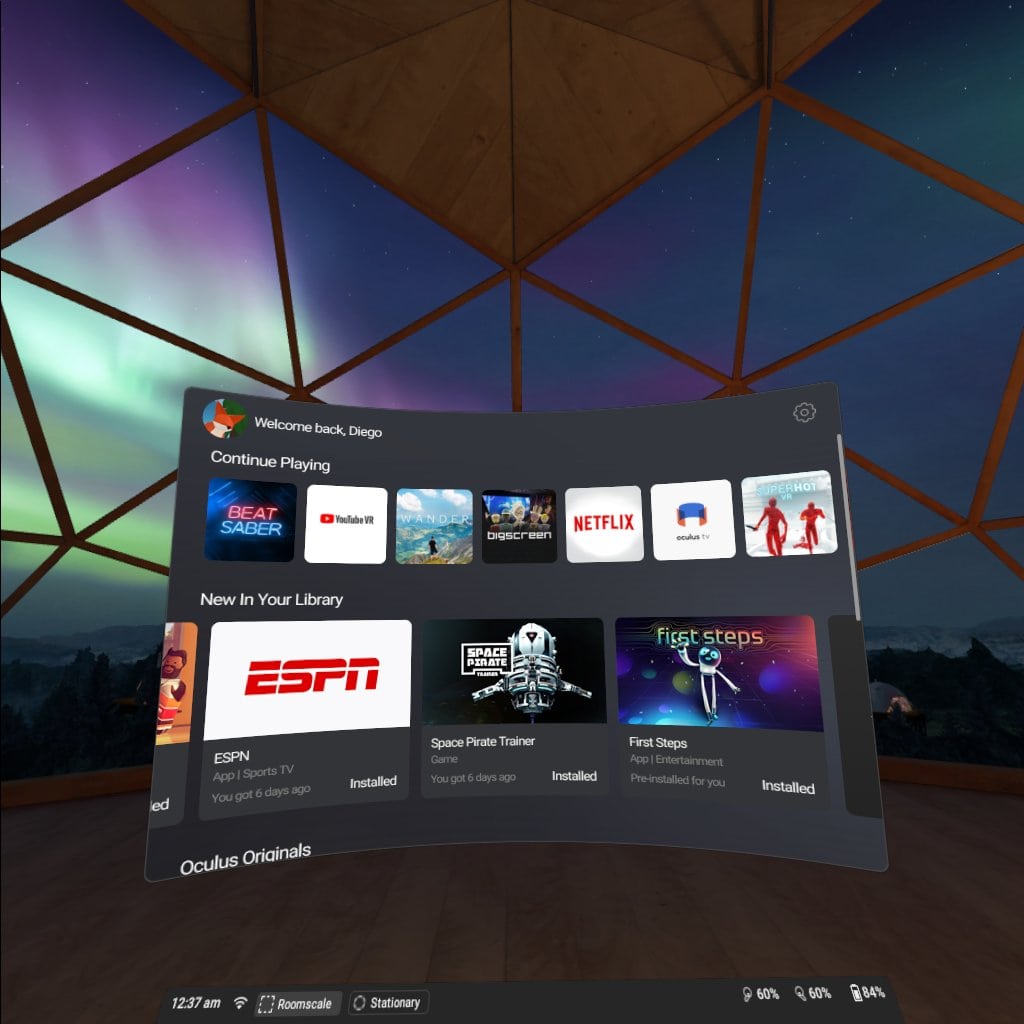 Oculus Quest Home | The Outerhaven Oculus