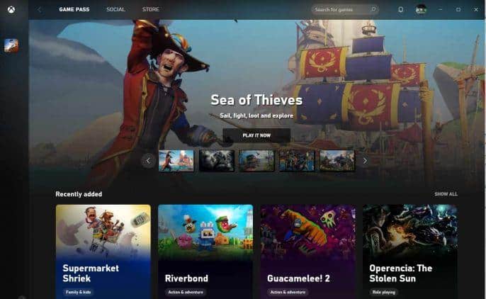 Windows 10 Xbox App Screenshot-02 | The Outerhaven Windows 10 Xbox App Screenshot-02