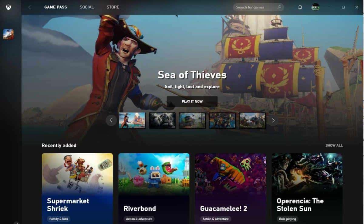 Windows 10 Xbox App Screenshot-02 | The Outerhaven Windows 10 Xbox App Screenshot-02