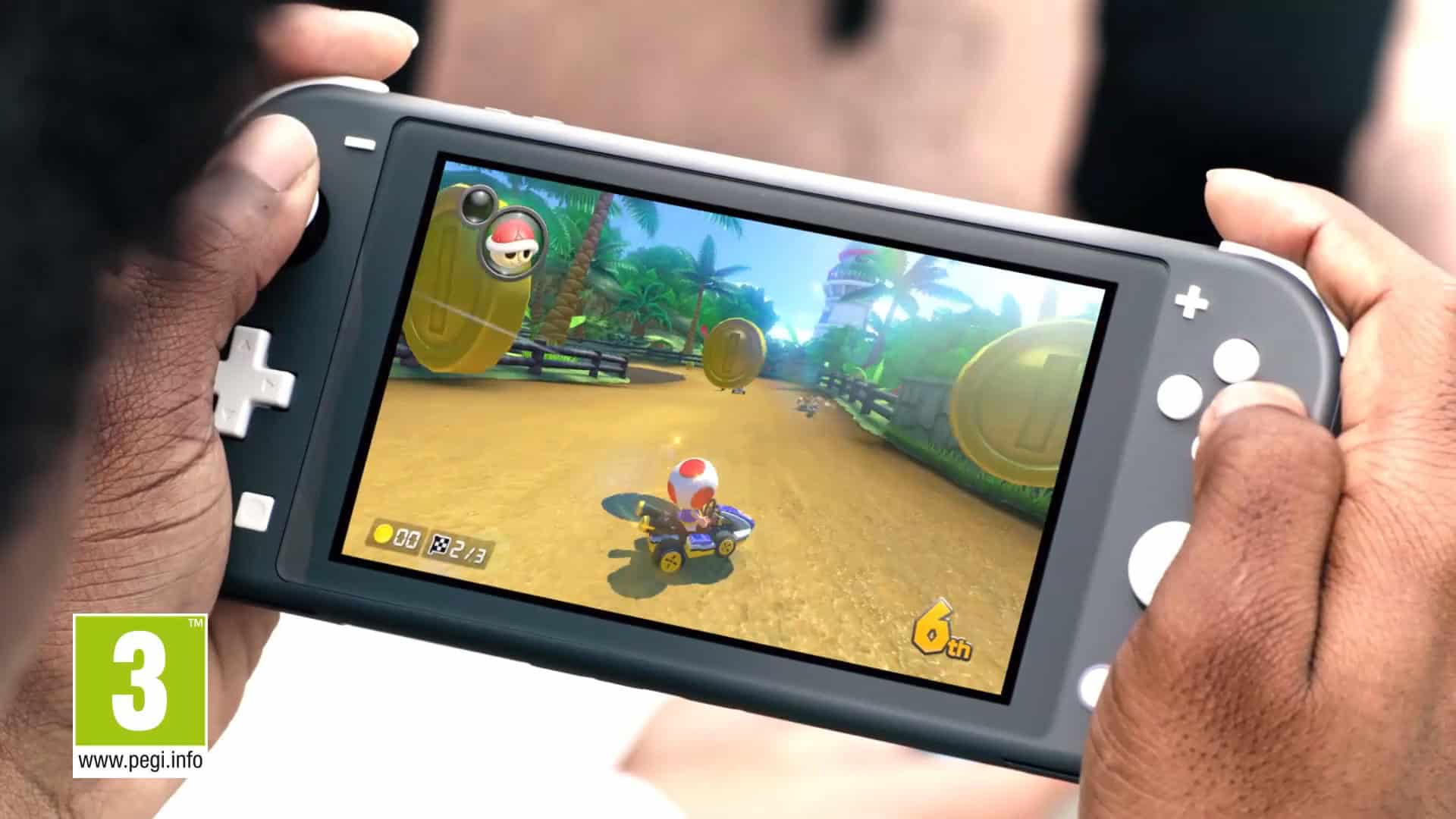 Nintendo Switch Lite Playing MK8 | The Outerhaven Nintendo Switch Lite Playing MK8