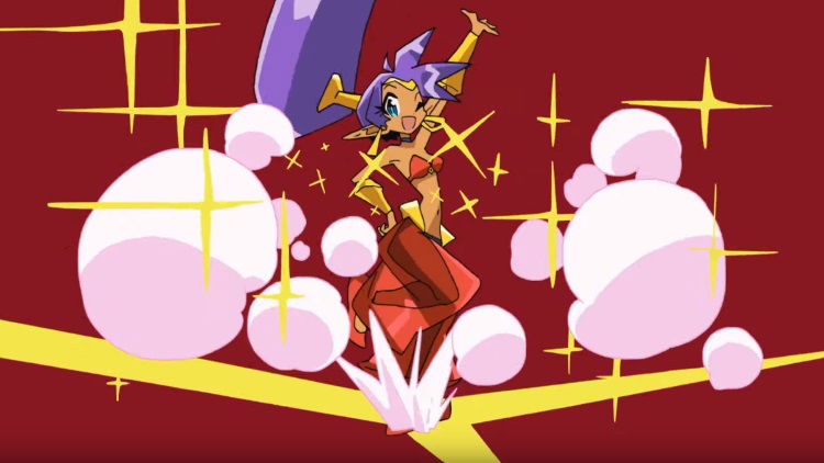 shantae 5 animated open screenshot