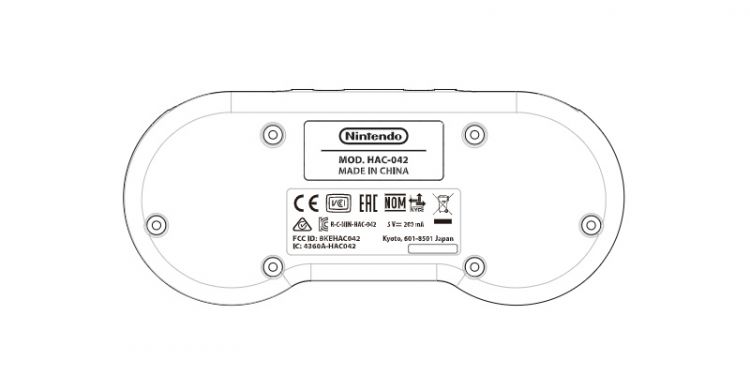 Nintendo FCC SNES Styled Controller